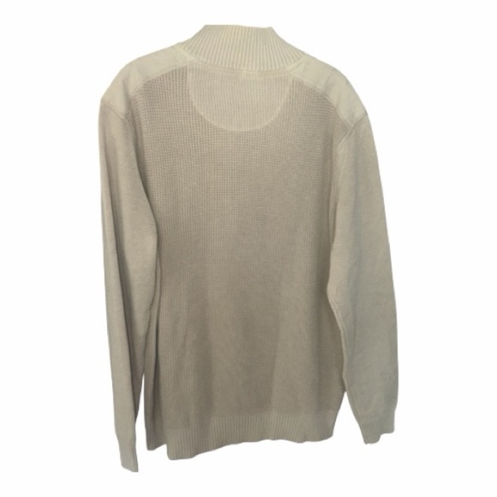 Tommy Bahama Men's Beige Zip-Up Sweater Size XL - Picture 5 of 11